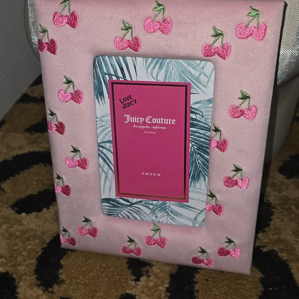 Juicy Couture Pink Cherry Photo Frame